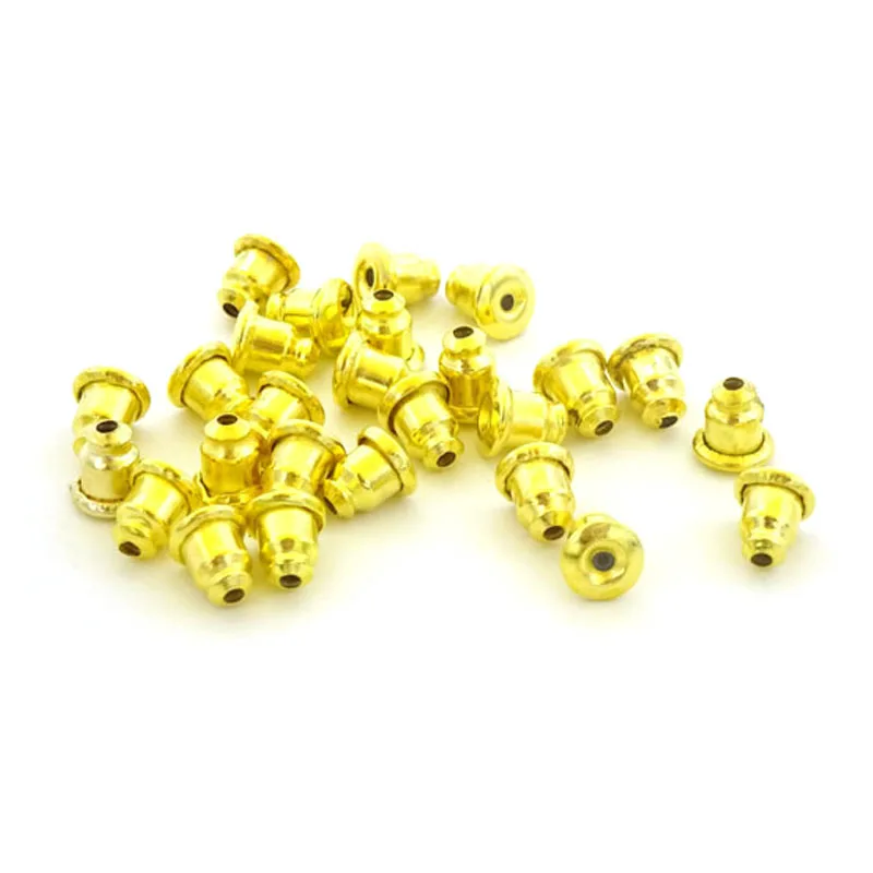 Gold Silver Plated Metal Stopper Earring Backs Earrings Diy Accessories Components Bullet Plug 200Pcs EH-6
Gold Silver Plated Metal Stopper Earring Backs Earrings Diy Accessories Components Bullet Plug 200Pcs EH-6