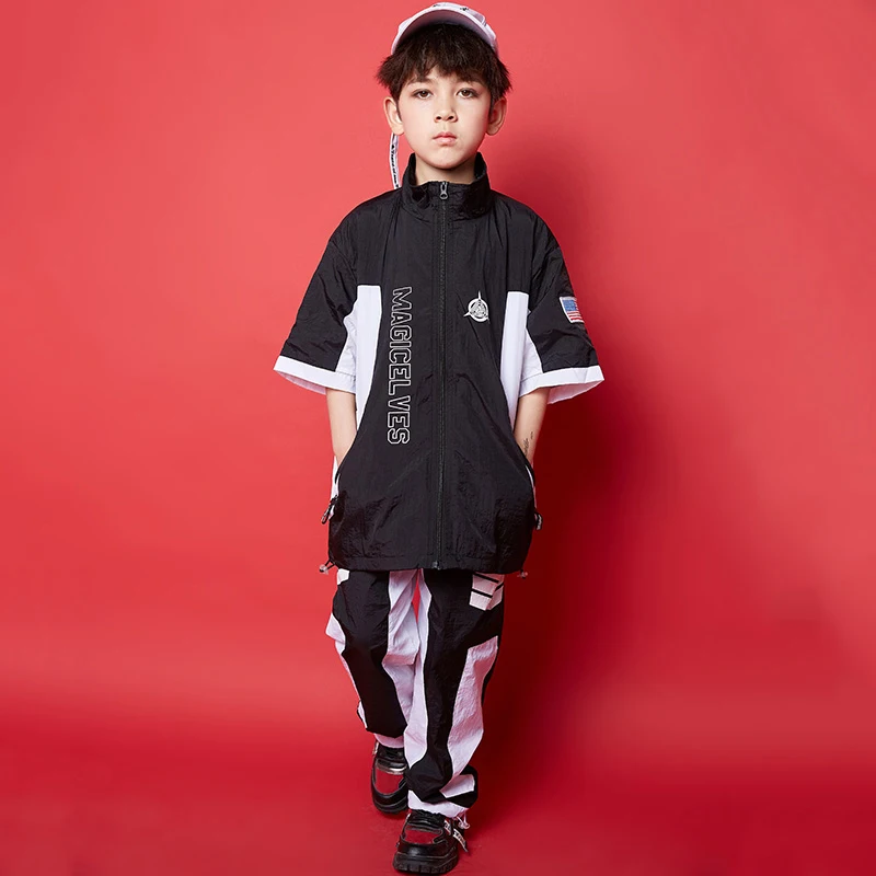 Boys Jazz Modern Dancing Costumes Clothing Suits Kids Stage Costumes Clothes Children'S Hip Hop Dance Wear Outfits DQS2067
Boys Jazz Modern Dancing Costumes Clothing Suits Kids Stage Costumes Clothes Children'S Hip Hop Dance Wear Outfits DQS2067