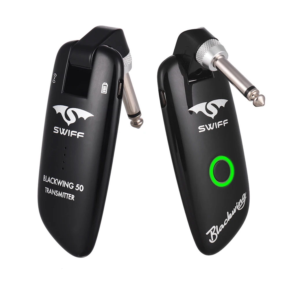 SWIFF WS-50 UHF Digital Guitar Wireless System (Transmitter + Receiver) 50M Transmission Range Built-in Rechargeable Battery
SWIFF WS-50 UHF Digital Guitar Wireless System (Transmitter + Receiver) 50M Transmission Range Built-in Rechargeable Battery