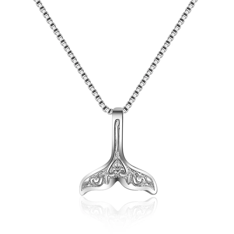Vintage Cubic Zirconia Fish Tail Pendant Necklace For Women Jewelry Trendy Silver Plated Clavicle Necklace Girls Engagement Gift
Vintage Cubic Zirconia Fish Tail Pendant Necklace For Women Jewelry Trendy Silver Plated Clavicle Necklace Girls Engagement Gift