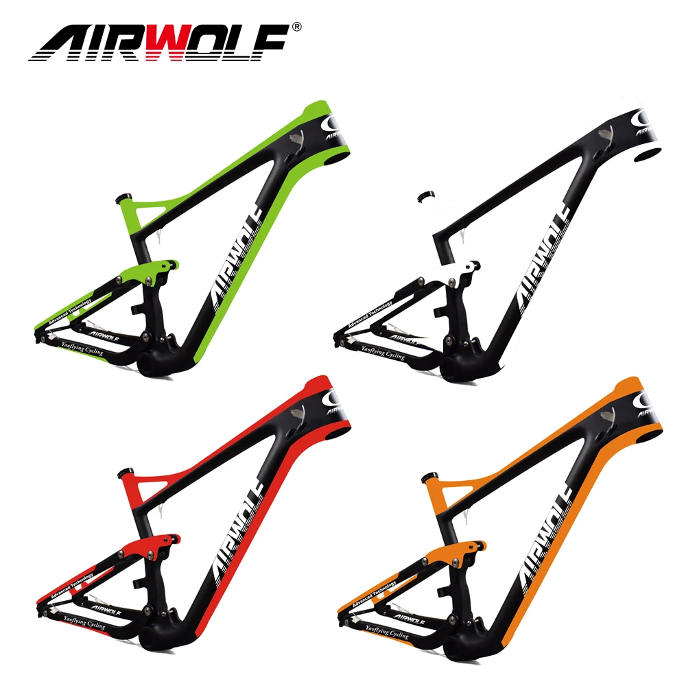Airwolf carbon mountain bike full suspension frame 29er Enduro Bike with disc brake 160mm mtb full suspension carbon frame
Airwolf carbon mountain bike full suspension frame 29er Enduro Bike with disc brake 160mm mtb full suspension carbon frame