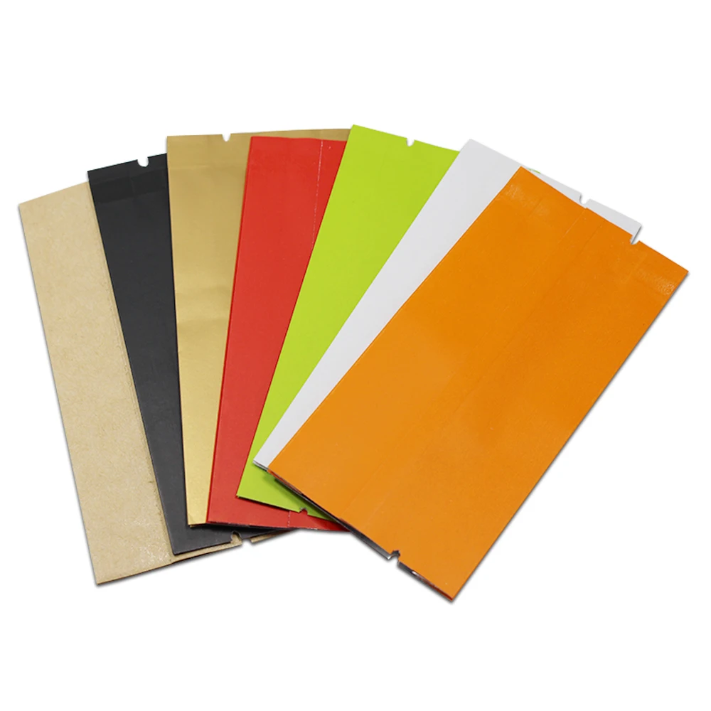 200Pcs 5*10.5+2cm Colorful Kraft Paper Aluminum Foil Side Gusset Flat Package Bag Food Retails Vacuum Heat Seal Mylar Pack Pouch
200Pcs 5*10.5+2cm Colorful Kraft Paper Aluminum Foil Side Gusset Flat Package Bag Food Retails Vacuum Heat Seal Mylar Pack Pouch