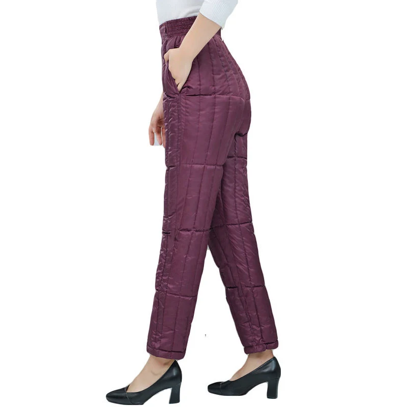 2019 winter cotton pants women Straight trousers Plus size 5XL Thicken warm High waist pants female Down cotton pants H588
2019 winter cotton pants women Straight trousers Plus size 5XL Thicken warm High waist pants female Down cotton pants H588