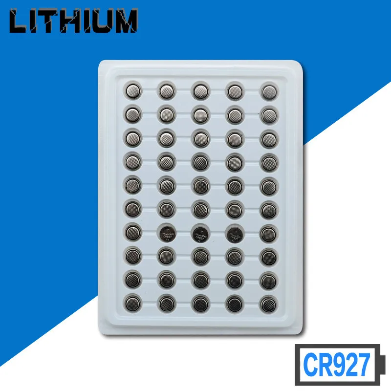 100 шт. литиевые элементы питания 3 В CR927 DL927 BR927 ECR927 5011LC 927 EE6259 | Электроника
