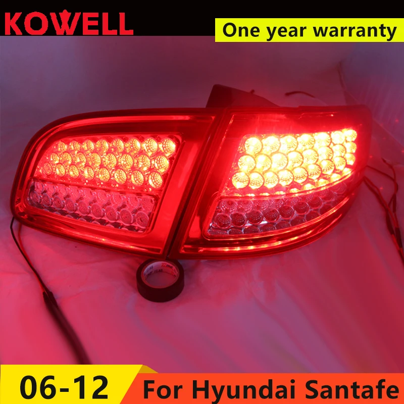 KOWELL Car Styling for Hyundai Santafe Taillights 2004-2012 Santa Fe LED Rearlight IX45 Rear Lamp DRL+Brake+Park+Signal 4 Pcs
KOWELL Car Styling for Hyundai Santafe Taillights 2004-2012 Santa Fe LED Rearlight IX45 Rear Lamp DRL+Brake+Park+Signal 4 Pcs
