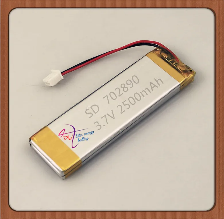 XHR-2P 2500mAh 352885*2 3.7V in core point reading machine learning story lithium polymer battery 702890
XHR-2P 2500mAh 352885*2 3.7V in core point reading machine learning story lithium polymer battery 702890