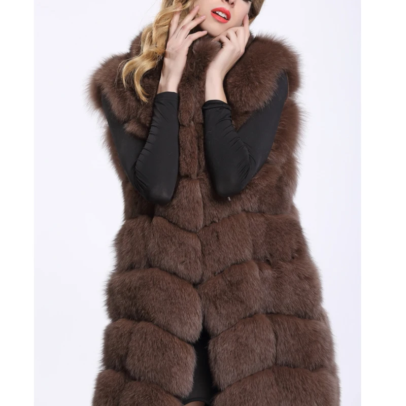 TOPFUR New Fashion Winter Lady Natural Fox Fur Vest Women's Real Genuine Fur Leather Jacket Overcoat V54
TOPFUR New Fashion Winter Lady Natural Fox Fur Vest Women's Real Genuine Fur Leather Jacket Overcoat V54