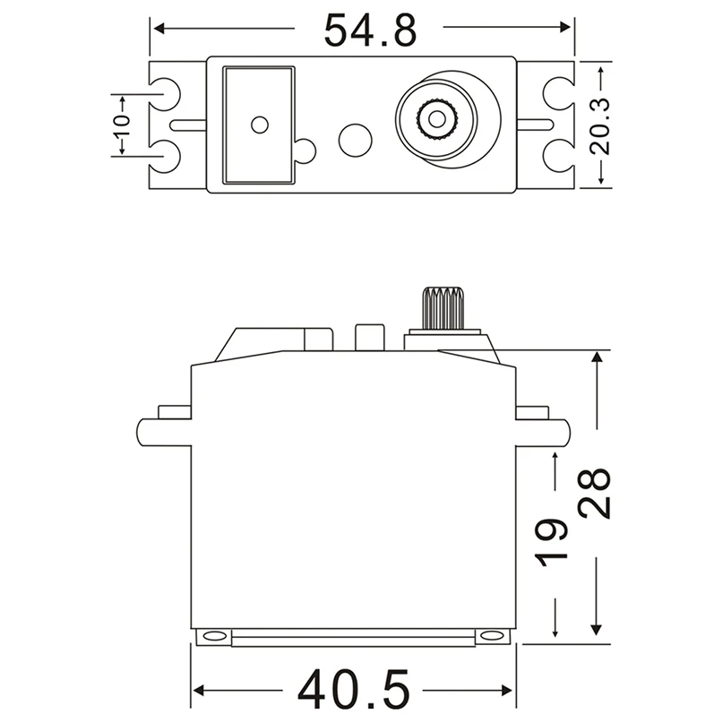 JX Servo PDI-4409MG 9KG Short Servo Digital Standard Servo for 1/8 1/10 RC car LOW PROFILE Metal Gear 3racing 3R D4 CS
JX Servo PDI-4409MG 9KG Short Servo Digital Standard Servo for 1/8 1/10 RC car LOW PROFILE Metal Gear 3racing 3R D4 CS