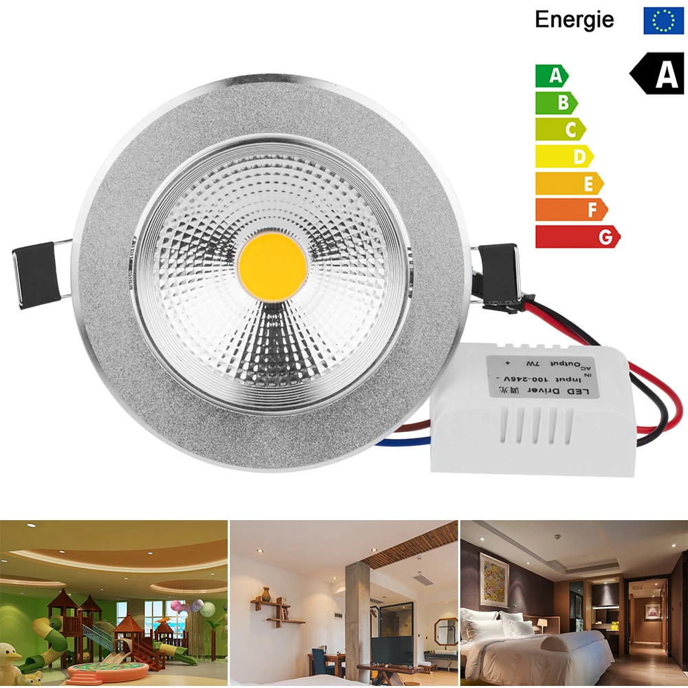 Теплый/холодный белый свет 9 Вт LED COB потолочный светильник Встраиваемый прожектор потолочный светильник AC 100-245 В
Теплый/холодный белый свет 9 Вт LED COB потолочный светильник Встраиваемый прожектор потолочный светильник AC 100-245 В