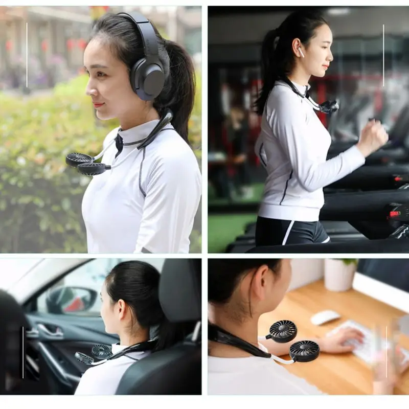 USB Rechargeable 3 Gears Portable Wearable Fan Hands-free Neck Hanging Mini Sports Fan Air Cooler
USB Rechargeable 3 Gears Portable Wearable Fan Hands-free Neck Hanging Mini Sports Fan Air Cooler