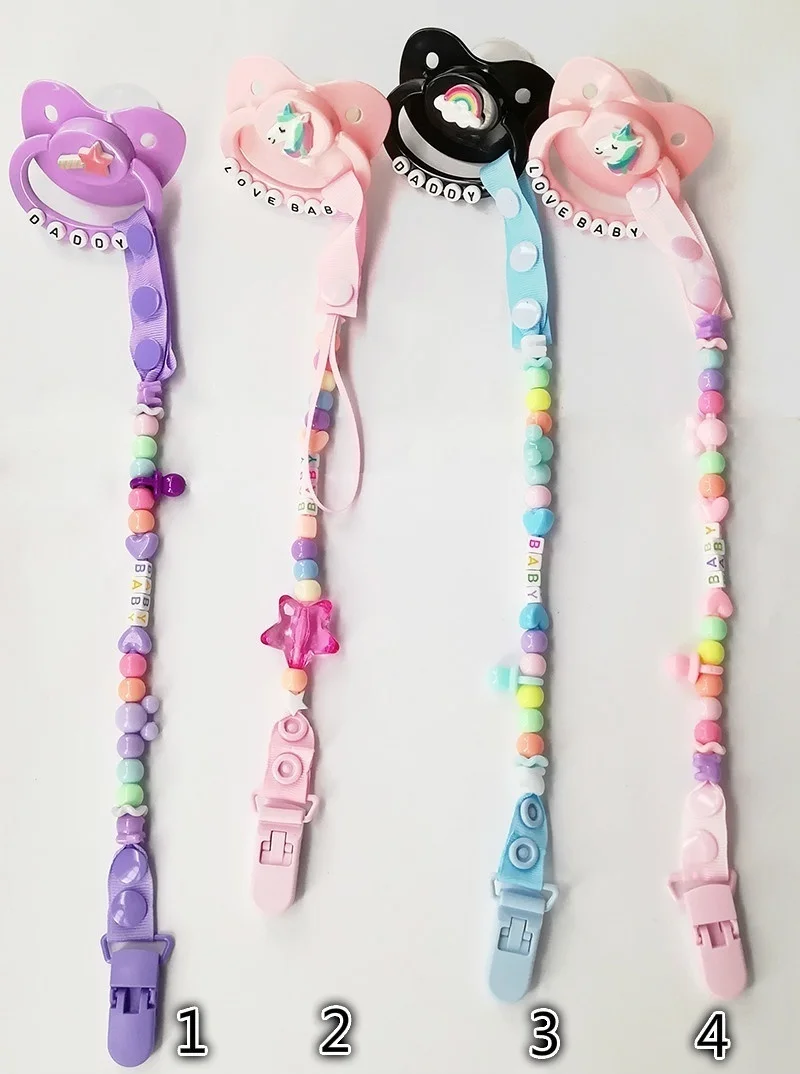 Ddlg Little Girl Baby Pacifier Clip Chain and Adult Baby Pacifier ABDL Dddy Dummy Pacifier Chain Clip Holder
Ddlg Little Girl Baby Pacifier Clip Chain and Adult Baby Pacifier ABDL Dddy Dummy Pacifier Chain Clip Holder