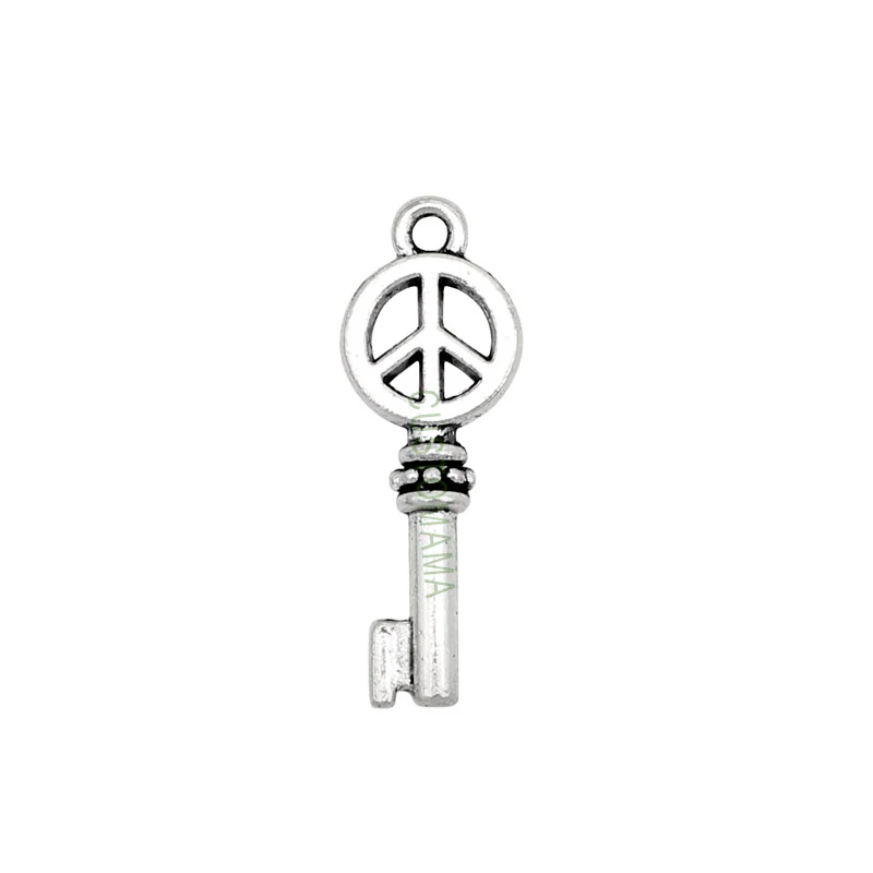 Подвески 70pcs-Key. Двухсторонний Серебряный кулон с подвеской «Peace Key» 26x9 мм в античном стиле
Подвески 70pcs-Key. Двухсторонний Серебряный кулон с подвеской «Peace Key» 26x9 мм в античном стиле