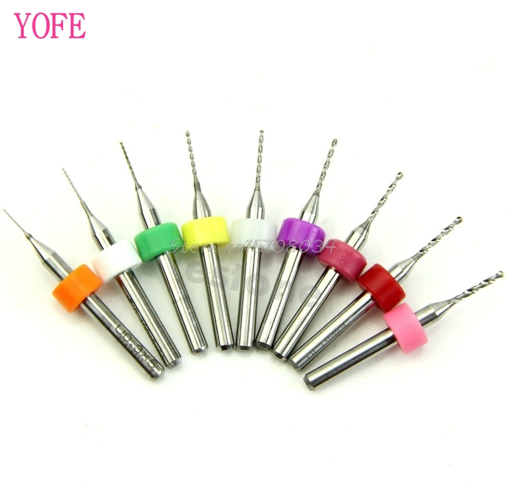 10Pcs PCB Print Circuit Board Carbide Micro Drill Bits Tool 0.3mm to 1.2 mm NEW S08 Wholesale&DropShip 
10Pcs PCB Print Circuit Board Carbide Micro Drill Bits Tool 0.3mm to 1.2 mm NEW S08 Wholesale&DropShip