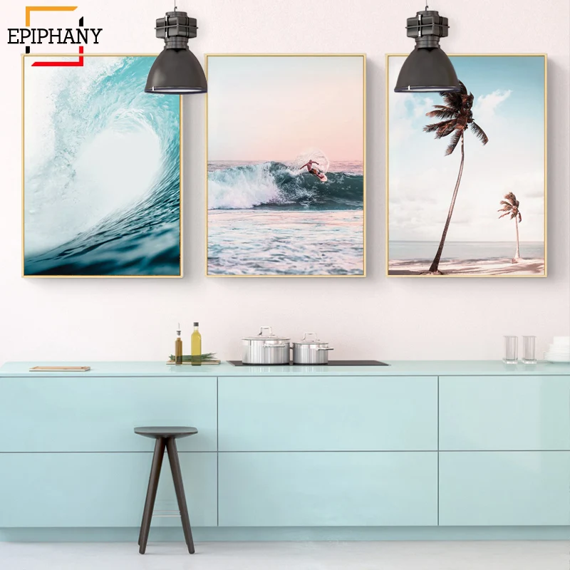 Gallery Wall Art Aerial Beach Ocean Wave Palm Tree Print Surf Posters and Prints Nordic Home Decor Wall Pictures for Living Room
Gallery Wall Art Aerial Beach Ocean Wave Palm Tree Print Surf Posters and Prints Nordic Home Decor Wall Pictures for Living Room