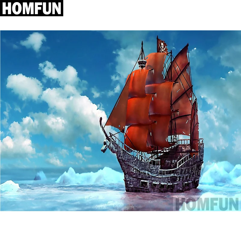 Алмазная живопись HOMFUN A00181, картина «Океанский парусник» с полными квадратными/круглыми стразами, вышивка крестиком, домашний декор, подаро...
Алмазная живопись HOMFUN A00181, картина «Океанский парусник» с полными квадратными/круглыми стразами, вышивка крестиком, домашний декор, подаро...