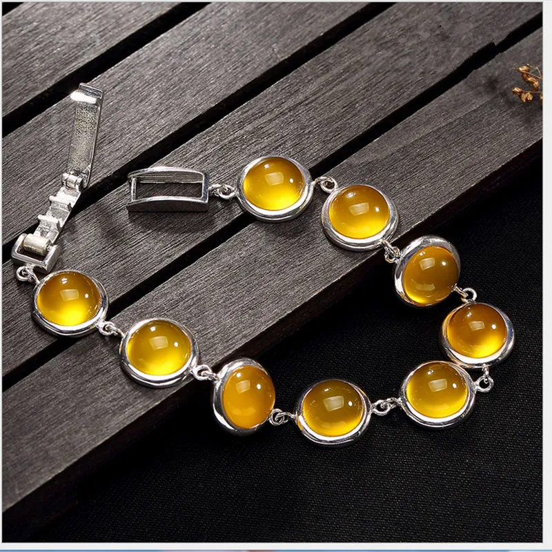 Uglyless Real 925 Sterling Silver Natural Chalcedony Bracelets for Women Pretty Candy Colors Gems Bracelet Evening Dress Jewelry
Uglyless Real 925 Sterling Silver Natural Chalcedony Bracelets for Women Pretty Candy Colors Gems Bracelet Evening Dress Jewelry
