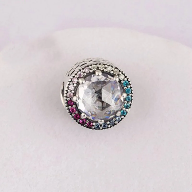 Original 925 Sterling Silver 2018 New Spring Colorful Zircon Beads Charms Fit Making DIY Charm bracelet
Original 925 Sterling Silver 2018 New Spring Colorful Zircon Beads Charms Fit Making DIY Charm bracelet