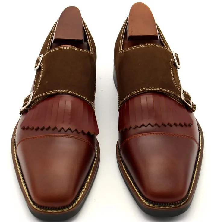 Official European and American handmade slip-on square toe formal tassel fringed buckle med heels leather oxfords shoes
Official European and American handmade slip-on square toe formal tassel fringed buckle med heels leather oxfords shoes