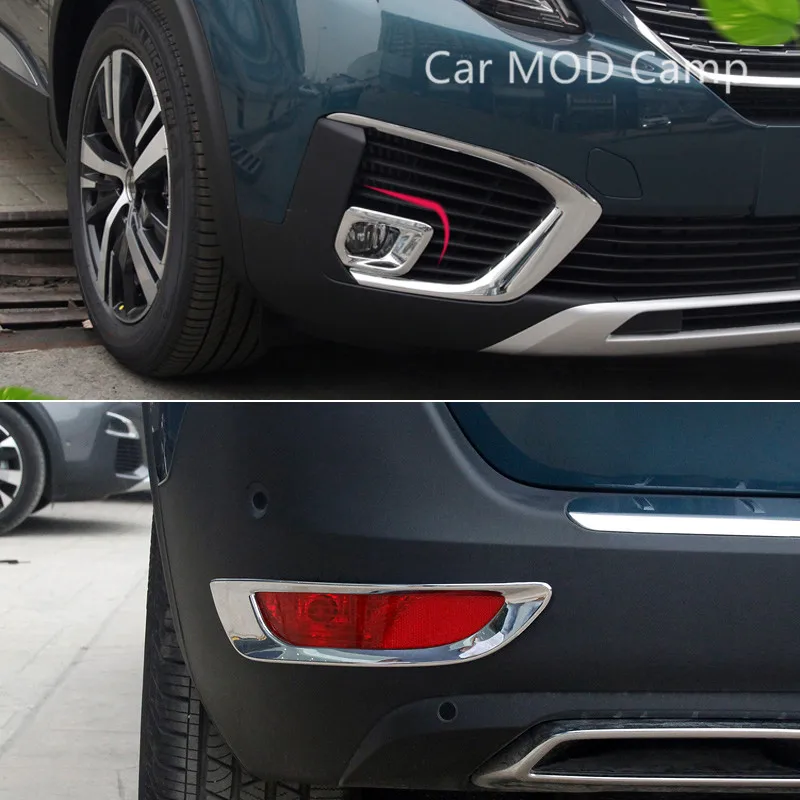For Peugeot 5008 2017 2018 ABS Chrome Front & Rear Fog Light Tail Fog Lamp Cover Trim 4pcs Car Styling
For Peugeot 5008 2017 2018 ABS Chrome Front & Rear Fog Light Tail Fog Lamp Cover Trim 4pcs Car Styling