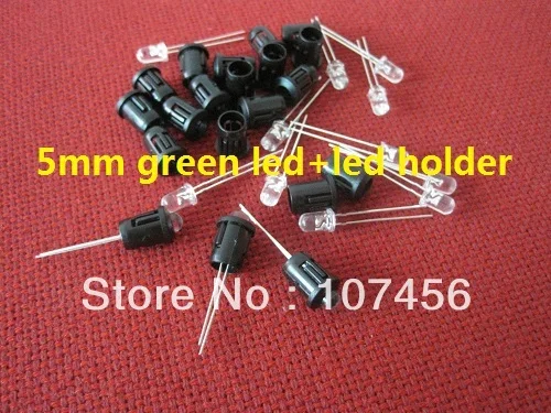 5mm round led free shipping!!! 5mm led green+led holder 5mm light-emitting diode
5mm round led free shipping!!! 5mm led green+led holder 5mm light-emitting diode