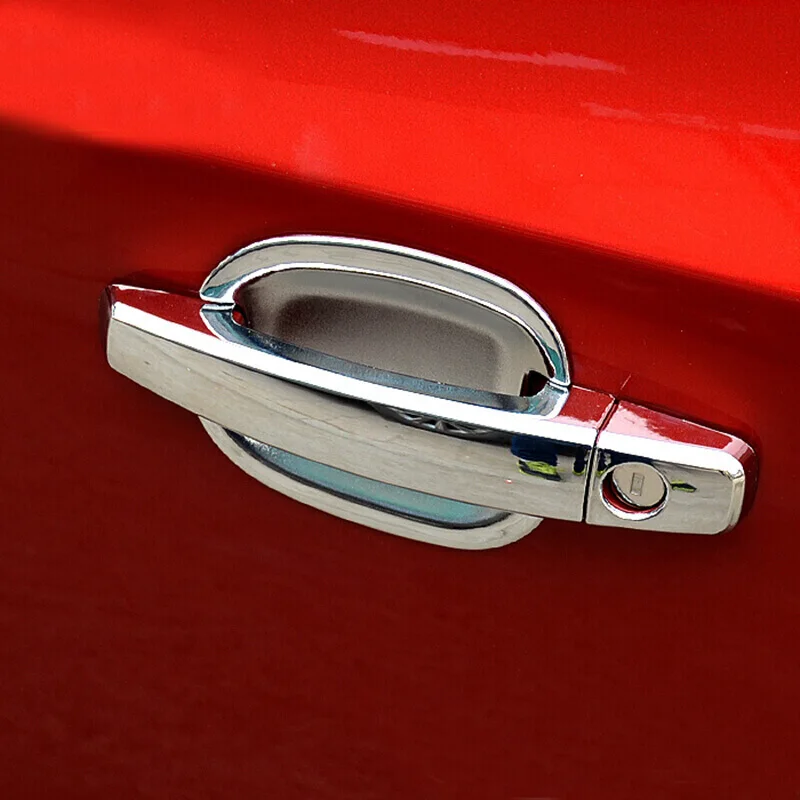

Для Chevrolet Trax/Tracker 20142015 2016 ABS хромированные покрытия для дверных ручек и Дверных чаш Чехлы для экстерьера автомобиля аксессуары стикер 12 шт