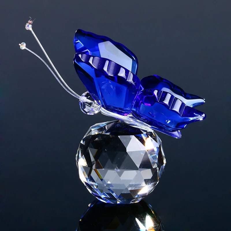 H&D Elegant Crystal Butterfly Figurine Animal Paperweight Art Craft Table Ornament Home Wedding Decor Great Kids Gift (Blue)
H&D Elegant Crystal Butterfly Figurine Animal Paperweight Art Craft Table Ornament Home Wedding Decor Great Kids Gift (Blue)