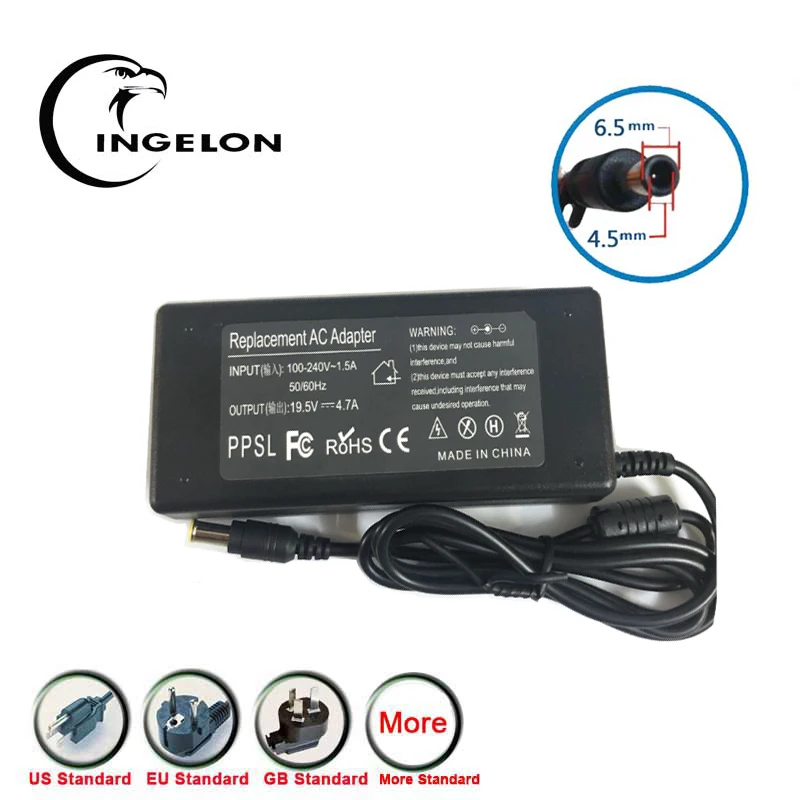 Ingelon Newest Laptop Adapter Charger 19.5v 4.7A AC Power Supply Notebook Adapter Charger AC Power Supply Notebook For SONY
Ingelon Newest Laptop Adapter Charger 19.5v 4.7A AC Power Supply Notebook Adapter Charger AC Power Supply Notebook For SONY