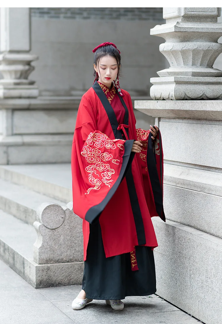 Couple Costume Ancient Chinese Vintage Red/Black Set Outfit Fantasia Adult Halloween Costume For Men and Women Plus Size 2XL
Couple Costume Ancient Chinese Vintage Red/Black Set Outfit Fantasia Adult Halloween Costume For Men and Women Plus Size 2XL