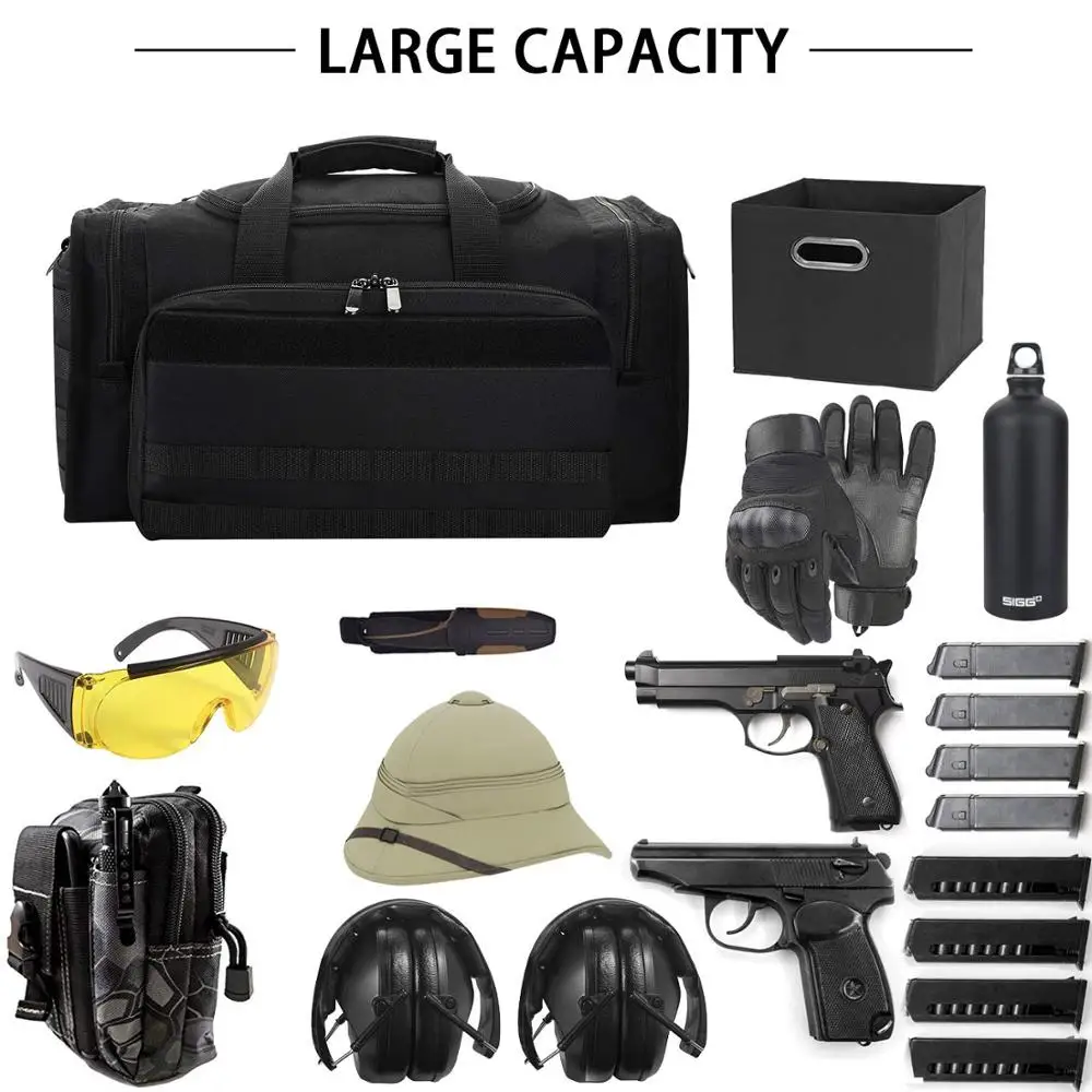Tactical Gun Bag Shooting Hunting Handbag Outdoor Multi-function Large-capacity Waterproof Package Military Lockable Zipper
Tactical Gun Bag Shooting Hunting Handbag Outdoor Multi-function Large-capacity Waterproof Package Military Lockable Zipper