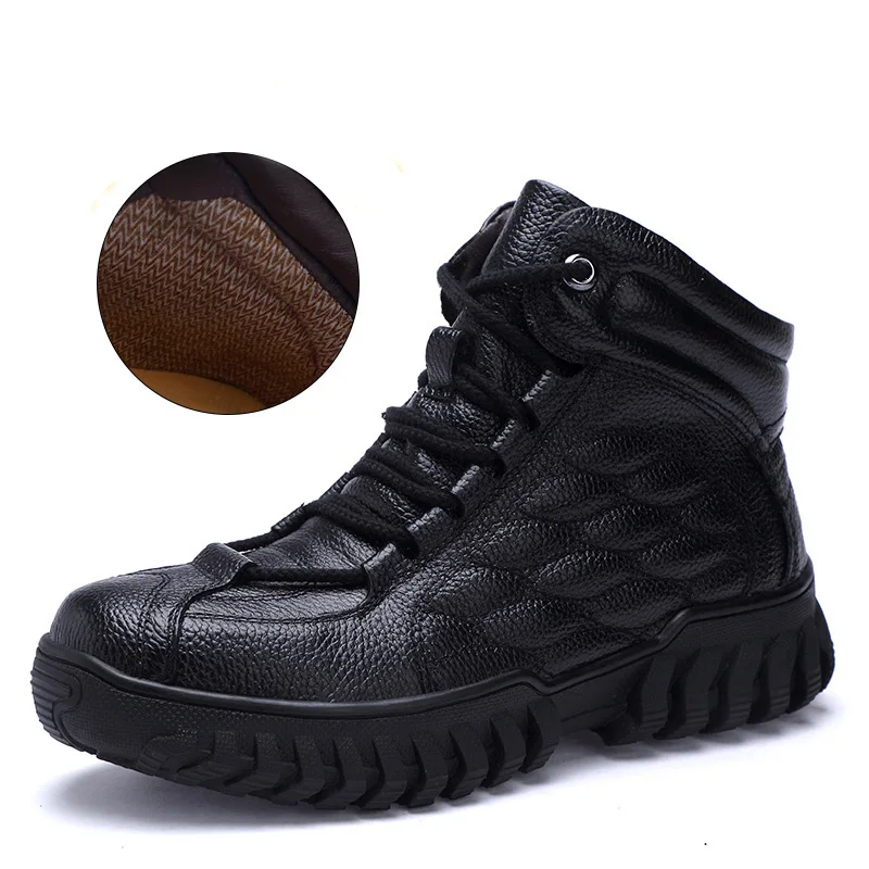 Super Warm Winter Snow Boots Genuine Leather Boots Men Ankle boots Men Military Fur Boots For Men Shoes Zapatos Hombre
Super Warm Winter Snow Boots Genuine Leather Boots Men Ankle boots Men Military Fur Boots For Men Shoes Zapatos Hombre