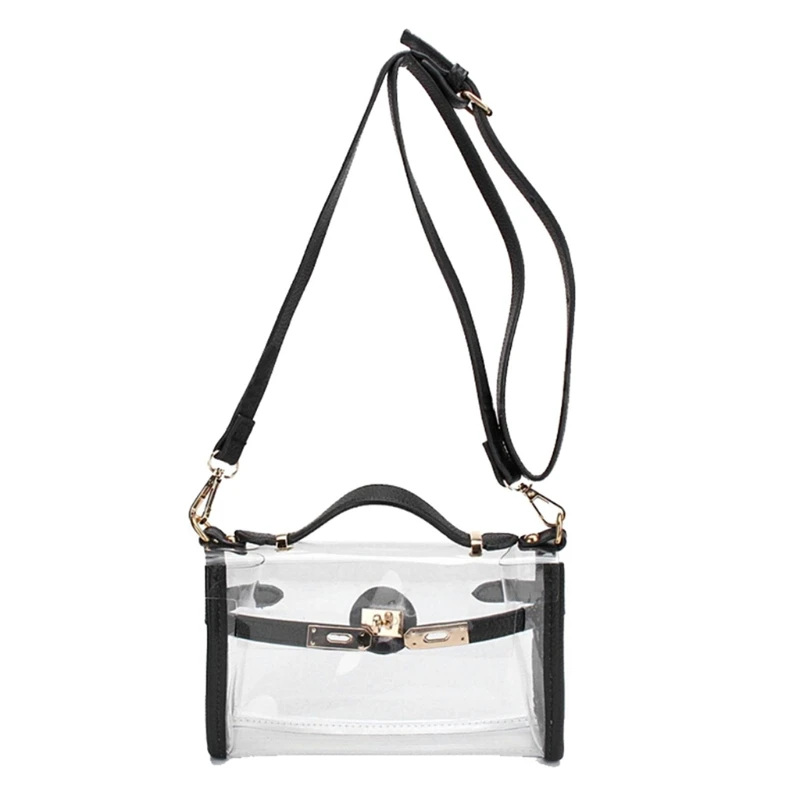 Stylish Transparent PVC Shoulder Crossbody Bag Fashion Purse Clear Handbag Tote Bag
Stylish Transparent PVC Shoulder Crossbody Bag Fashion Purse Clear Handbag Tote Bag