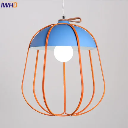 IWHD LED Pendant Lights Modern Creative Black Iron HangLamp Simple Cage Suspension Luminaire KitchenHome Lighting Fixtures
IWHD LED Pendant Lights Modern Creative Black Iron HangLamp Simple Cage Suspension Luminaire KitchenHome Lighting Fixtures