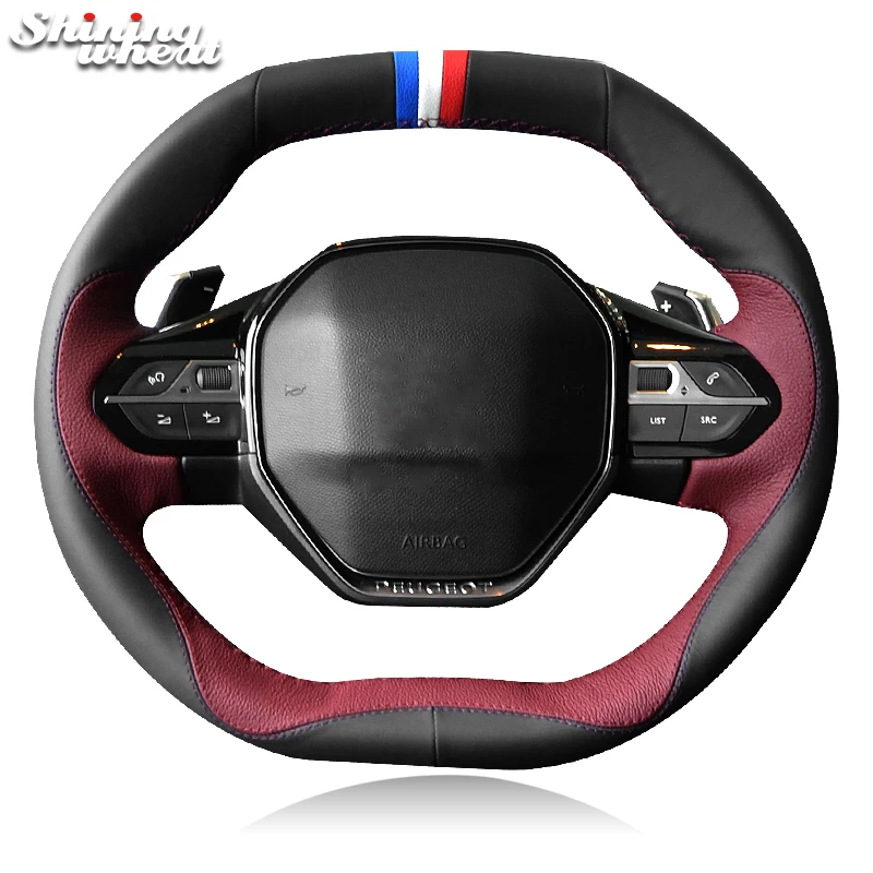 Hand Sew Black Chocolate Leather Car Steering Wheel Cover for Peugeot 4008 2017 2018 3008 2017 2018
Hand Sew Black Chocolate Leather Car Steering Wheel Cover for Peugeot 4008 2017 2018 3008 2017 2018