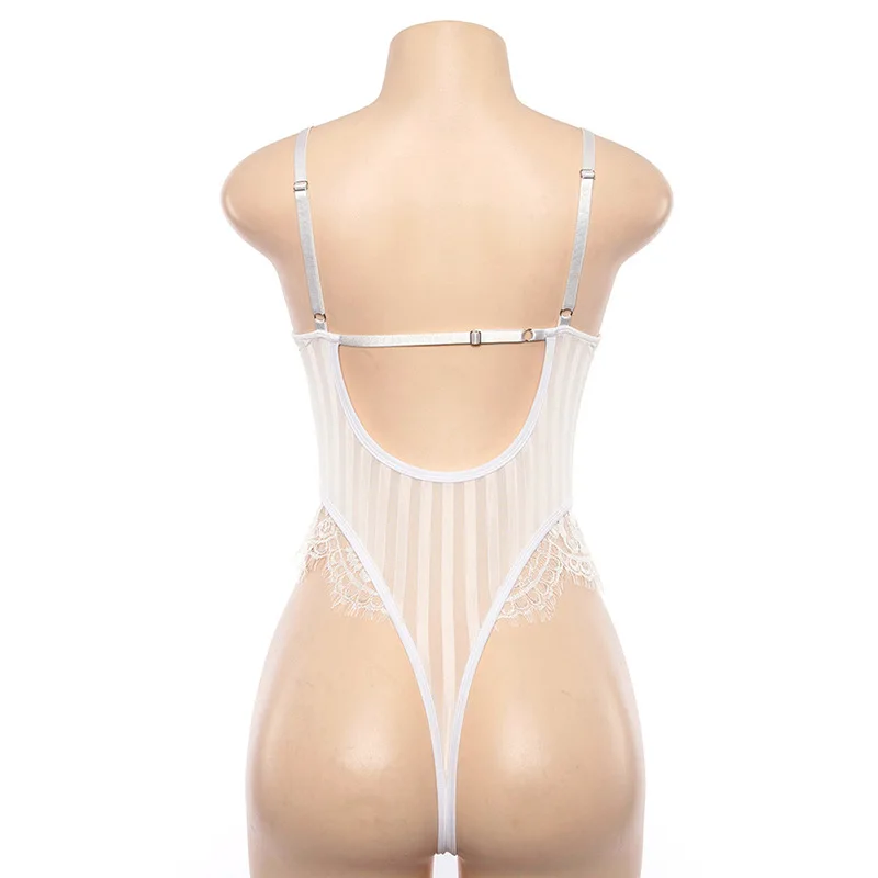 Cryptographic V neck spaghetti strap lace bodysuit women sheer body teddy transparent stripe sexy jumpsuit romper 2020 bodysuits
Cryptographic V neck spaghetti strap lace bodysuit women sheer body teddy transparent stripe sexy jumpsuit romper 2020 bodysuits