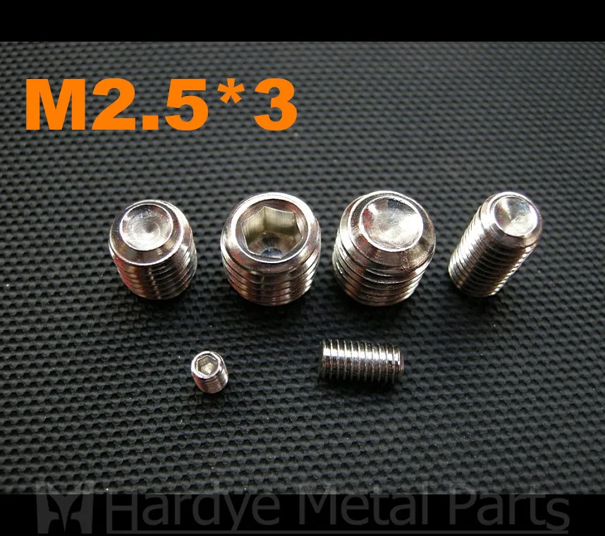 500pcs/lot M2.5*3 DIN916 stainless steel hex socket set scew with cup point grub screw
500pcs/lot M2.5*3 DIN916 stainless steel hex socket set scew with cup point grub screw