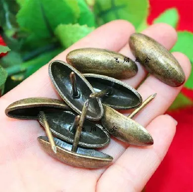 100pcs 30 * 12 * 25MM Antique Glossy Nails/ sofa nail / nail decoration round bubble / planks nailed Wholesale
100pcs 30 * 12 * 25MM Antique Glossy Nails/ sofa nail / nail decoration round bubble / planks nailed Wholesale