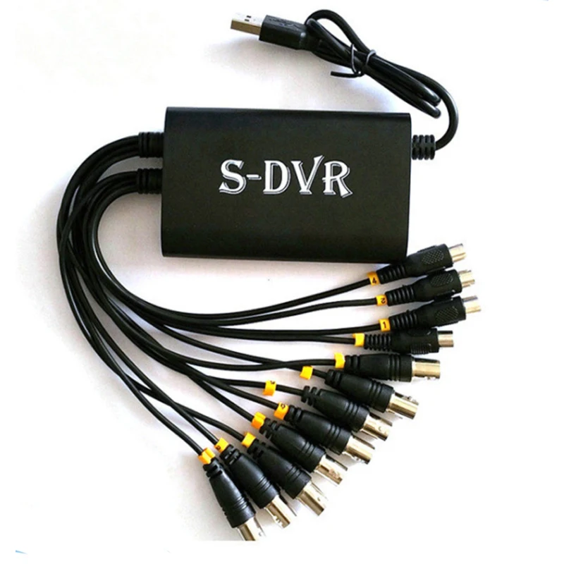 8 канальная камера видеонаблюдения USB DVR карта для ноутбука КАРТА видеосъемки