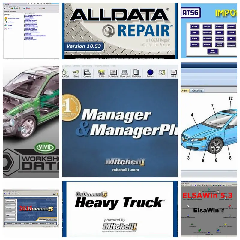 Auto repair software Alldata v10.53 all data and mit/chell od52015 +heavy truck + atsg ect all data software 13 in 1TB HDD
Auto repair software Alldata v10.53 all data and mit/chell od52015 +heavy truck + atsg ect all data software 13 in 1TB HDD