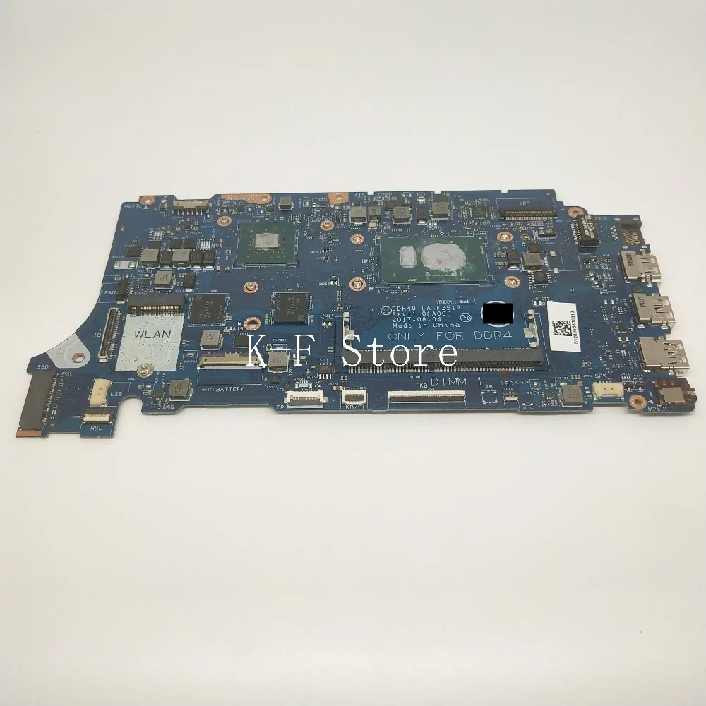 Kaifull для Dell 7472 7572 материнская плата ноутбука с i7 8550U CPU и MX150 GPU DDH40 LA F251P WV6GW 0WV6GW CN