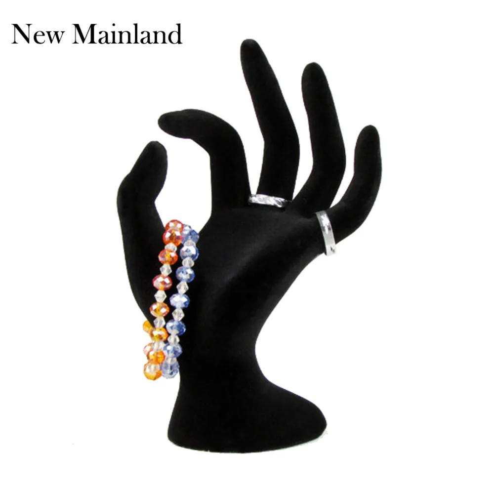 New Arrival Black Velvet Jewelry Ring Bracelet Necklace Hanging Hand Display Holder Stand Show Rack Resin wholesale
New Arrival Black Velvet Jewelry Ring Bracelet Necklace Hanging Hand Display Holder Stand Show Rack Resin wholesale