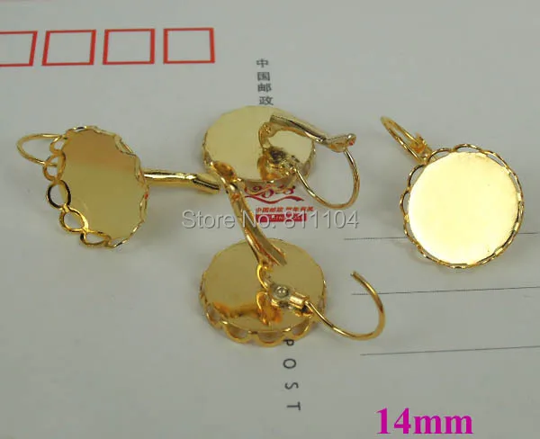 14mm New Gold tone Plated Round Bases Lace Bezel Cups French Style Clip Hook Cabochon Settings Earrings Blank Bulk Wholesale
14mm New Gold tone Plated Round Bases Lace Bezel Cups French Style Clip Hook Cabochon Settings Earrings Blank Bulk Wholesale