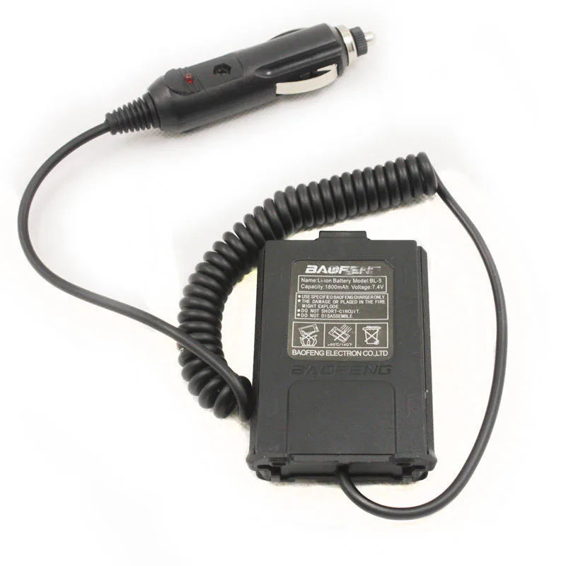 12V Battery Eliminator Car Charger Adapter For Baofeng UV-5R UV5R Plus UV5RA Walkie Talkie CB Ham Radio Hf Transceiver
12V Battery Eliminator Car Charger Adapter For Baofeng UV-5R UV5R Plus UV5RA Walkie Talkie CB Ham Radio Hf Transceiver