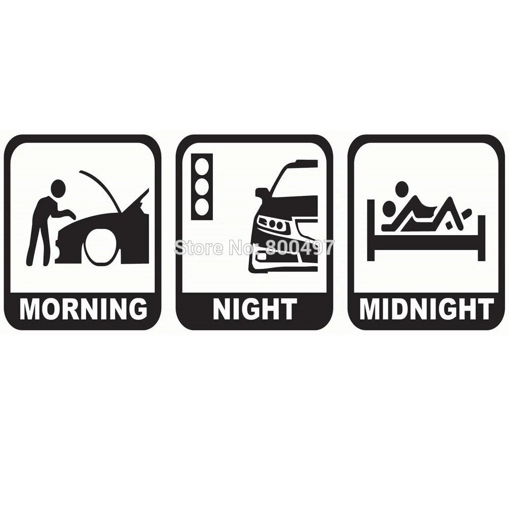 10 x Newest Design Morning Night Midnight Creative Auto Decal Cartoon Car Sticker Car Bumper Body Decal Creative Pattern Vinyl
10 x Newest Design Morning Night Midnight Creative Auto Decal Cartoon Car Sticker Car Bumper Body Decal Creative Pattern Vinyl