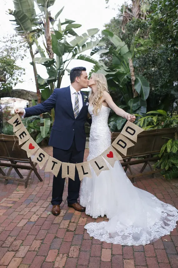 personalized We Still Do wedding VOWS renewal burlap Banners anniversary engagement party Buntings garlands Photo Prop signs
personalized We Still Do wedding VOWS renewal burlap Banners anniversary engagement party Buntings garlands Photo Prop signs