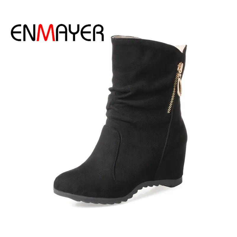 ENMAYER New Coming 2020 Boots Woman Casual Shoes Spring And Summer Pleated Footwear High Quality 34-43 Round Toe Boots WHY204
ENMAYER New Coming 2020 Boots Woman Casual Shoes Spring And Summer Pleated Footwear High Quality 34-43 Round Toe Boots WHY204