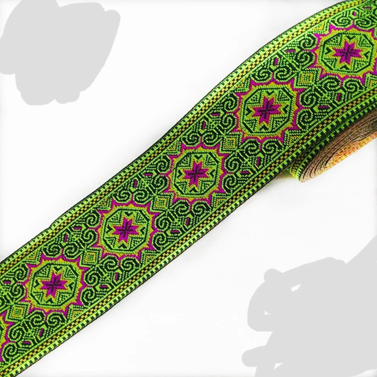 Wide 2" 50MMX7MEITER/LOT Green Background Sun Totem Embroidered polyester Woven Jacquard Ribbon Dog Chain Belt Accessories
Wide 2" 50MMX7MEITER/LOT Green Background Sun Totem Embroidered polyester Woven Jacquard Ribbon Dog Chain Belt Accessories