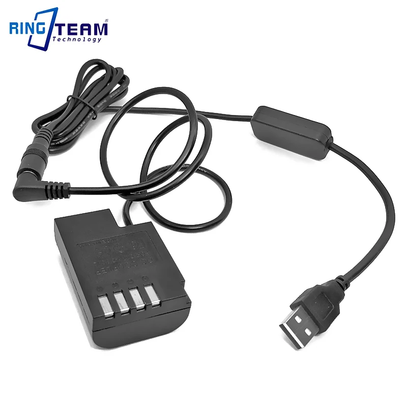 USB 8 в кабель с декодированным DMW BLF19E DCC12 DC соединитель для камеры Panasonic Lumix DMC-GH3 DMC GH3