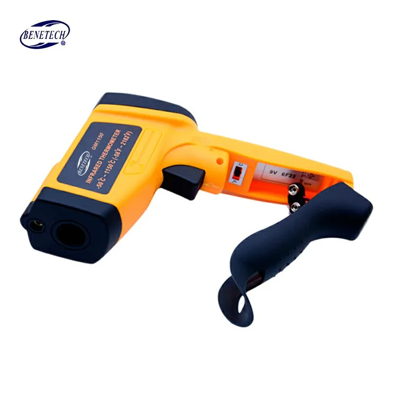 GM1150 Digital Laser Infrared Thermometer Non-contace Laser Temperature tester -50 ~1150 degree With Carry Box
GM1150 Digital Laser Infrared Thermometer Non-contace Laser Temperature tester -50 ~1150 degree With Carry Box