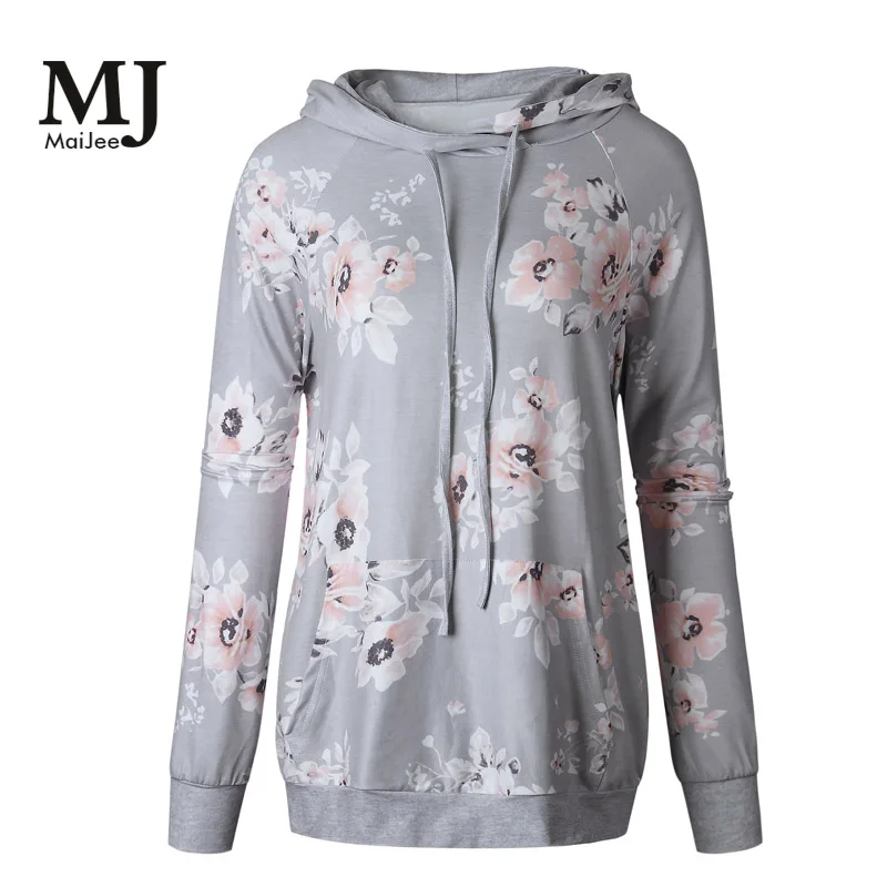 Женская толстовка с капюшоном Moleton Feminino Inverno X052 Maijee верхняя одежда длинными