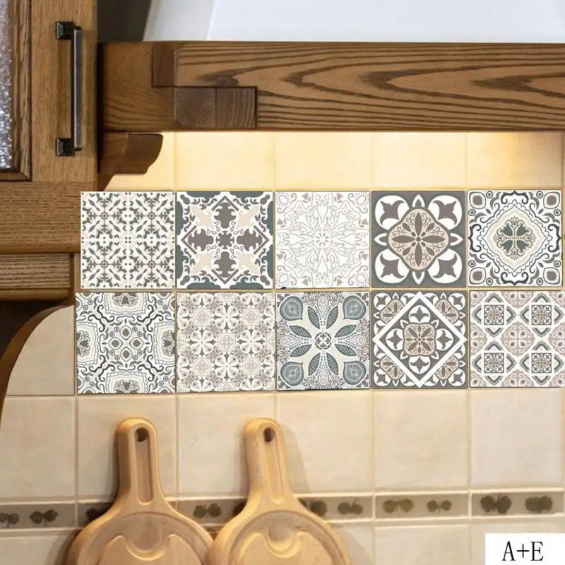 Retro Tiles Wall Stickers for Bathroom kitchen Tile Stickers Decor Adhesive Waterproof PVC Wall Stickers Kitchen Waist Line
Retro Tiles Wall Stickers for Bathroom kitchen Tile Stickers Decor Adhesive Waterproof PVC Wall Stickers Kitchen Waist Line